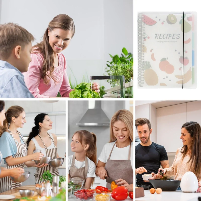 Blanko-Rezept-Tagebuch,Blanko-Rezept-Tagebuch-Notizbuch A4