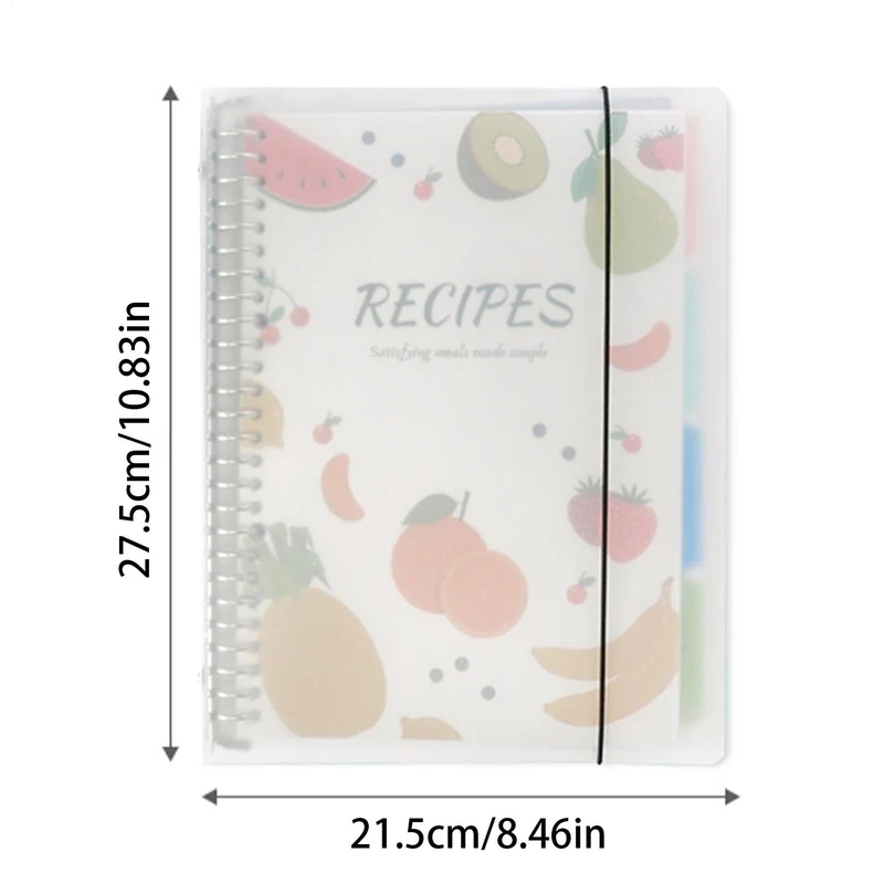 Blanko-Rezept-Tagebuch,Blanko-Rezept-Tagebuch-Notizbuch A4