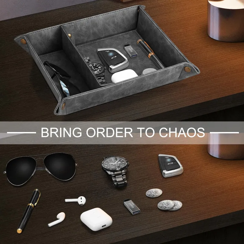 SITHON Organizer Ablage, Aufbewahrungsbox Abnehmbare 2 Fächer