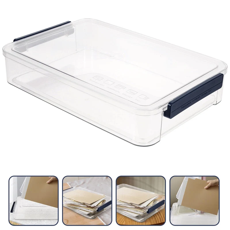 Ablagebox mit Schublade Stapelbar Transparente, Multifunktions