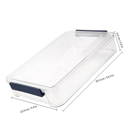 Ablagebox mit Schublade Stapelbar Transparente, Multifunktions