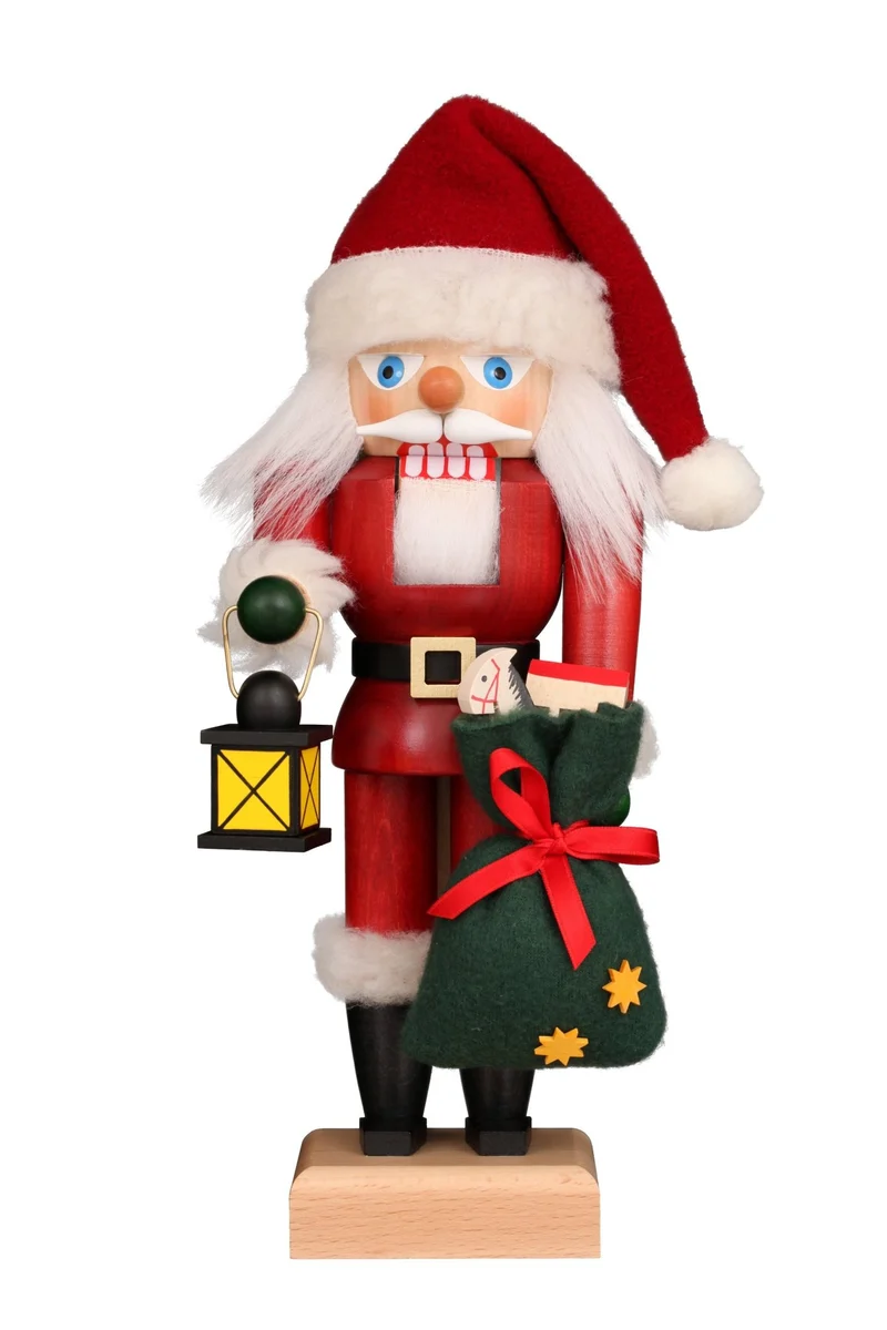 Weihnachtsmann mit Laterne, Nussknacker, Ulbricht - 27cm' 2024