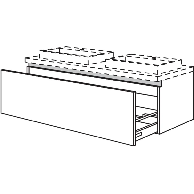 nobilia Waschtischschrank NBWBA120-43 120 cm