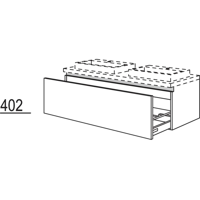 nobilia Waschtischschrank NBWBA120-43 120 cm