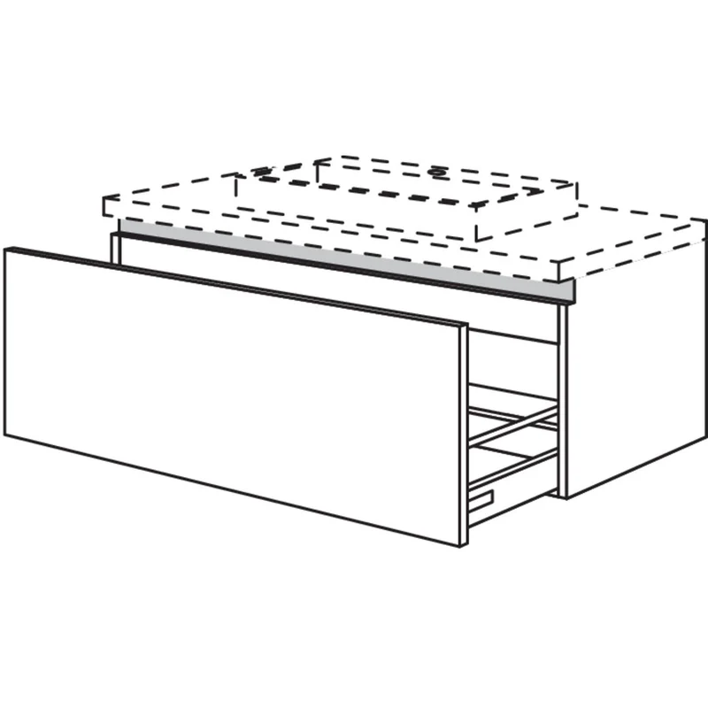 nobilia Waschtischschrank NBWBA100-43 100 cm
