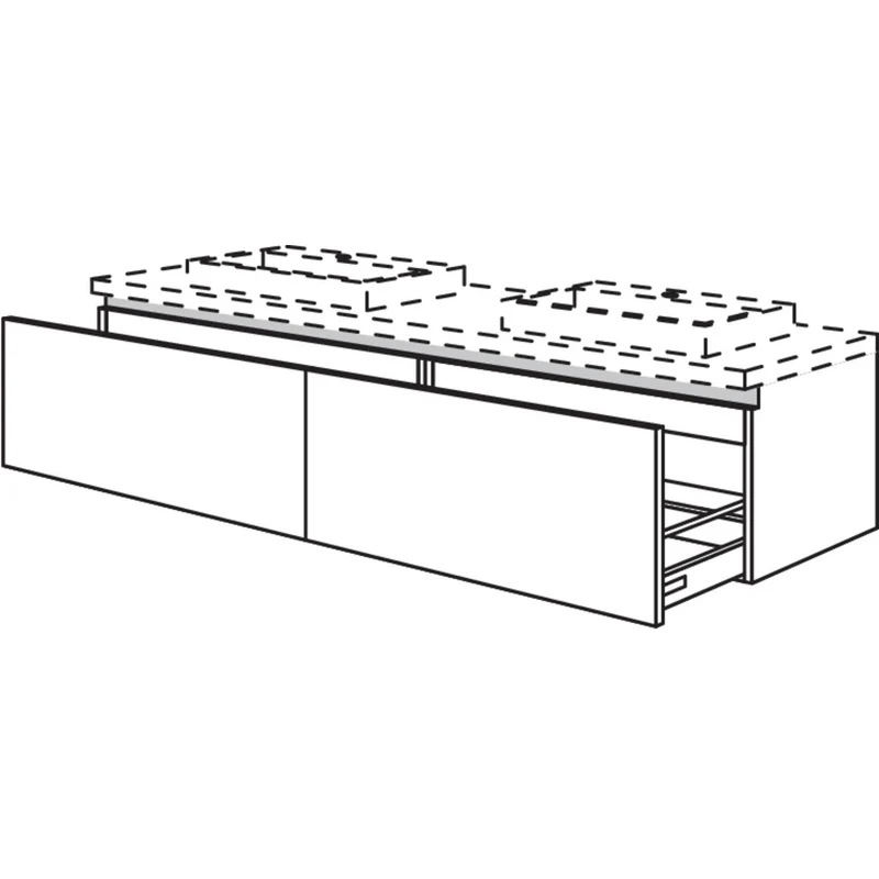 nobilia Waschtischschrank NBWBA80-43 80 cm