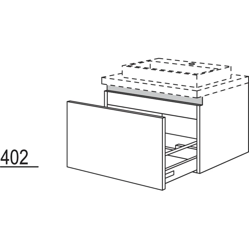 nobilia Waschtischschrank NBWBA60-43 60 cm