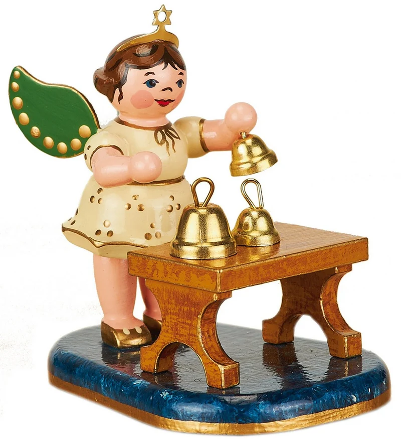 Hubrig Volkskunst 'Engel mit Glockenspiel 6,5cm'
