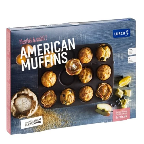 Lurch - Flexiform 'American Muffins 12fach braun'