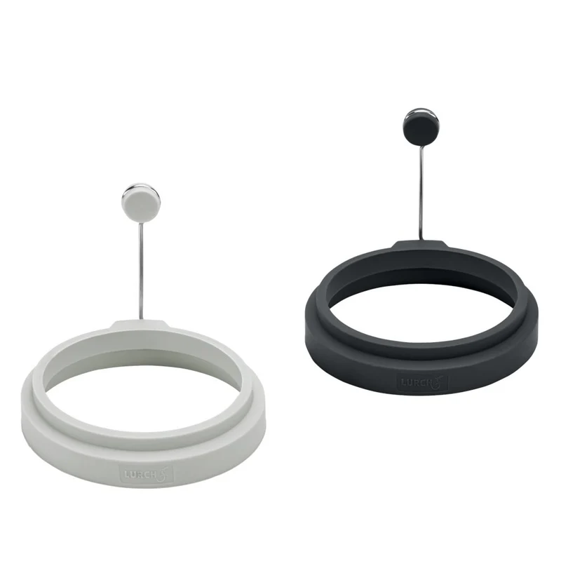LURCH 'Eierformer Rund 2er Set light-/iron grey'