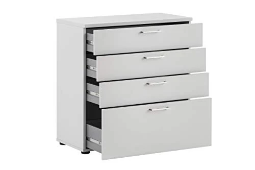 Büroschrank Denver, 701497, Lichtgrau, ca. 80,2 x 41 x 84,2 cm