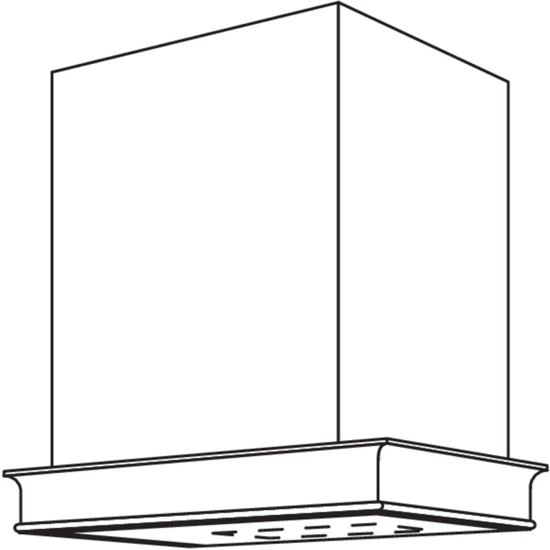 nobilia Landhaus-Kamin, gerade, mit Kranzgesims für Kranzprofile 908 (KLH), K-LHL100 100 cm