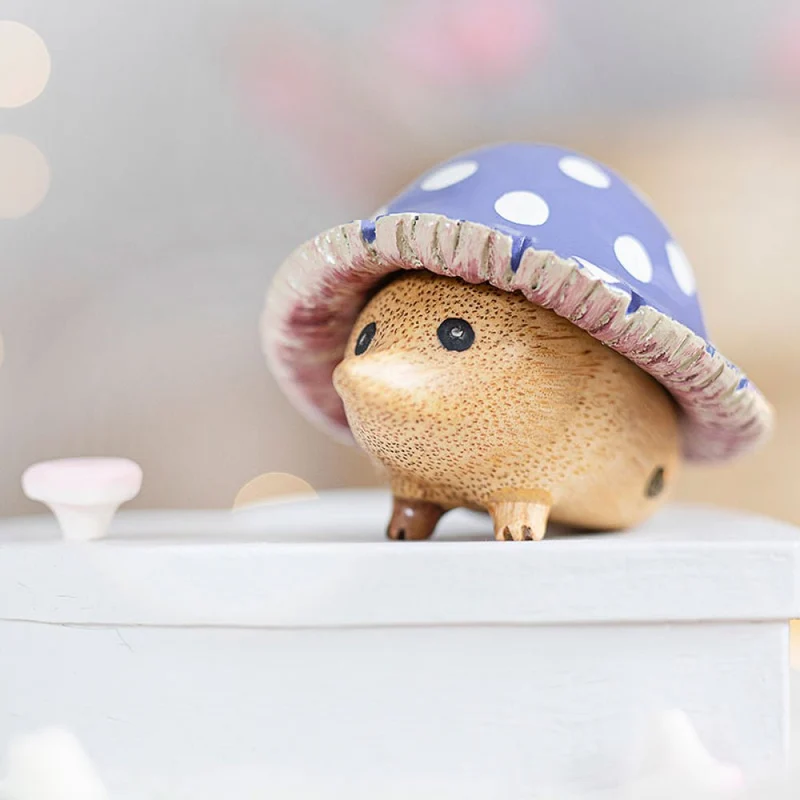 dcuk - Fliegenpilz Hedgy (Lila) - 9 cm