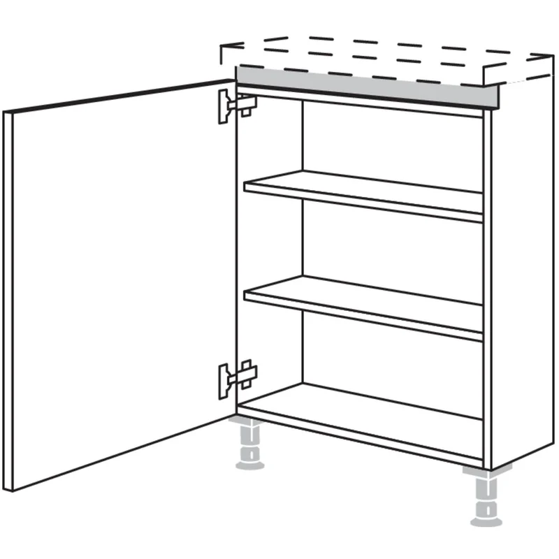 nobilia XL-Rahmenteil für Inselplanungen NURTI60-X 60 cm