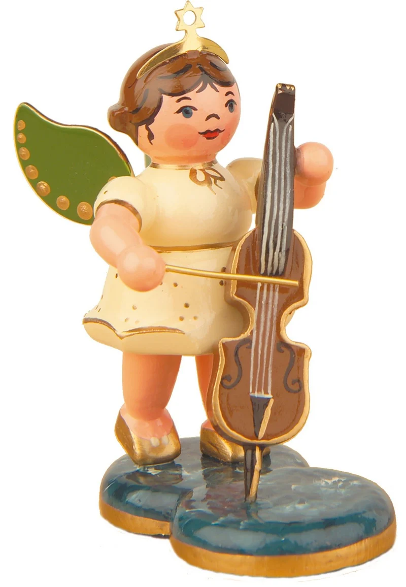 Hubrig Volkskunst 'Engel mit Cello 6,5cm'