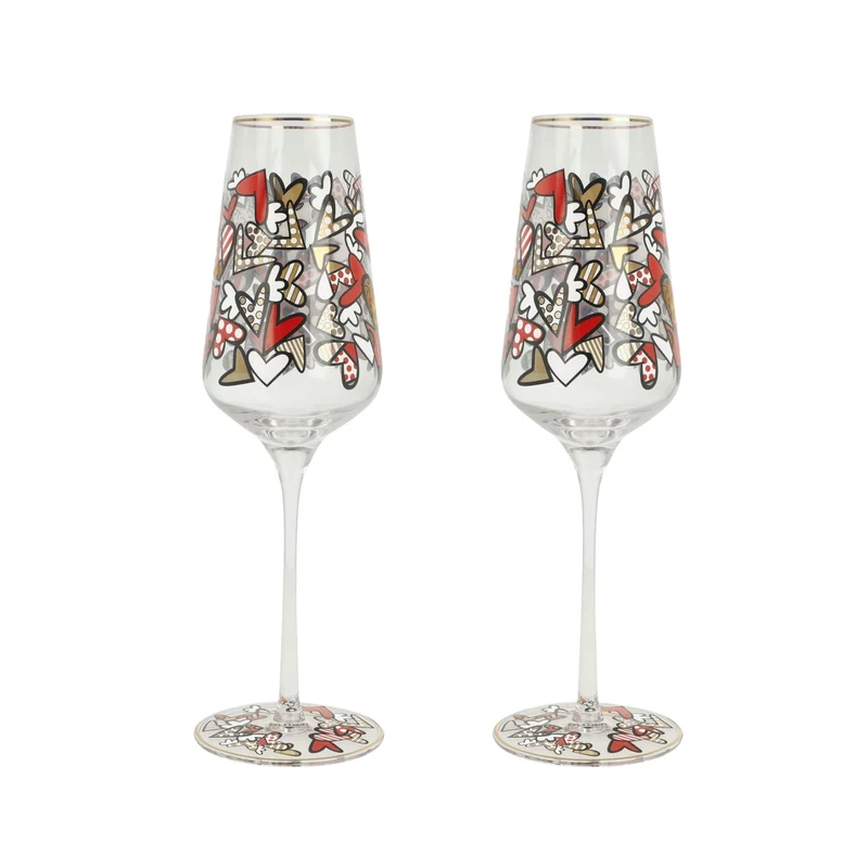 Goebel Pop Art, Sektglas, Britto - All We Need Is Love 24cm 2025