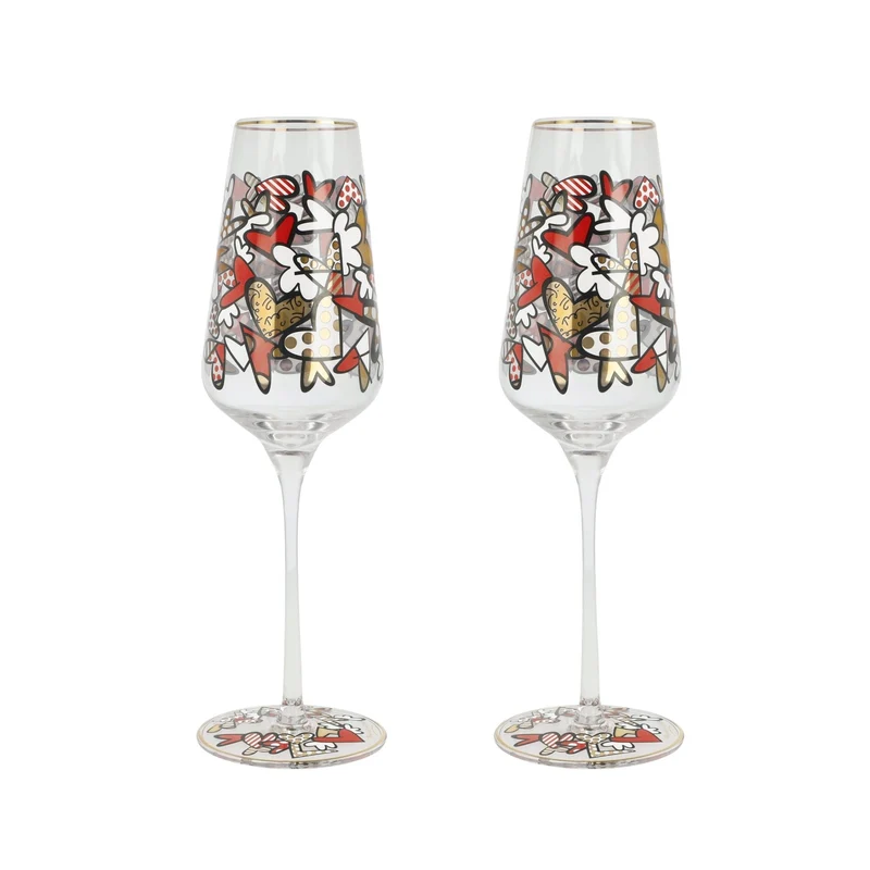 Goebel Pop Art, Sektglas, Britto - All We Need Is Love 24cm 2025