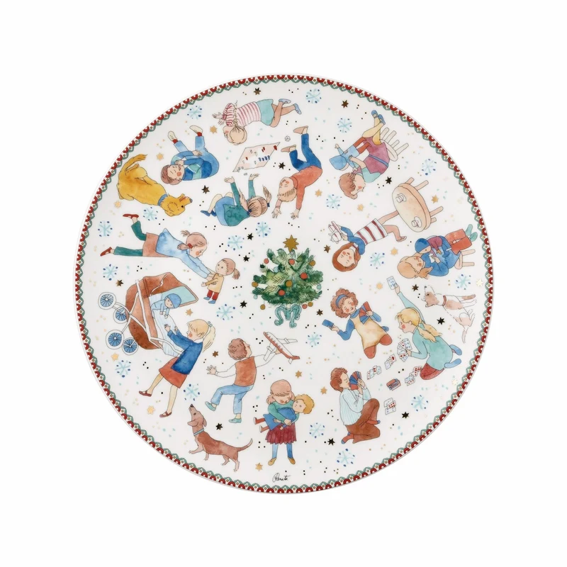 Weihnachtsspiele, Plätzchenteller 28cm, Hutschenreuther 2025