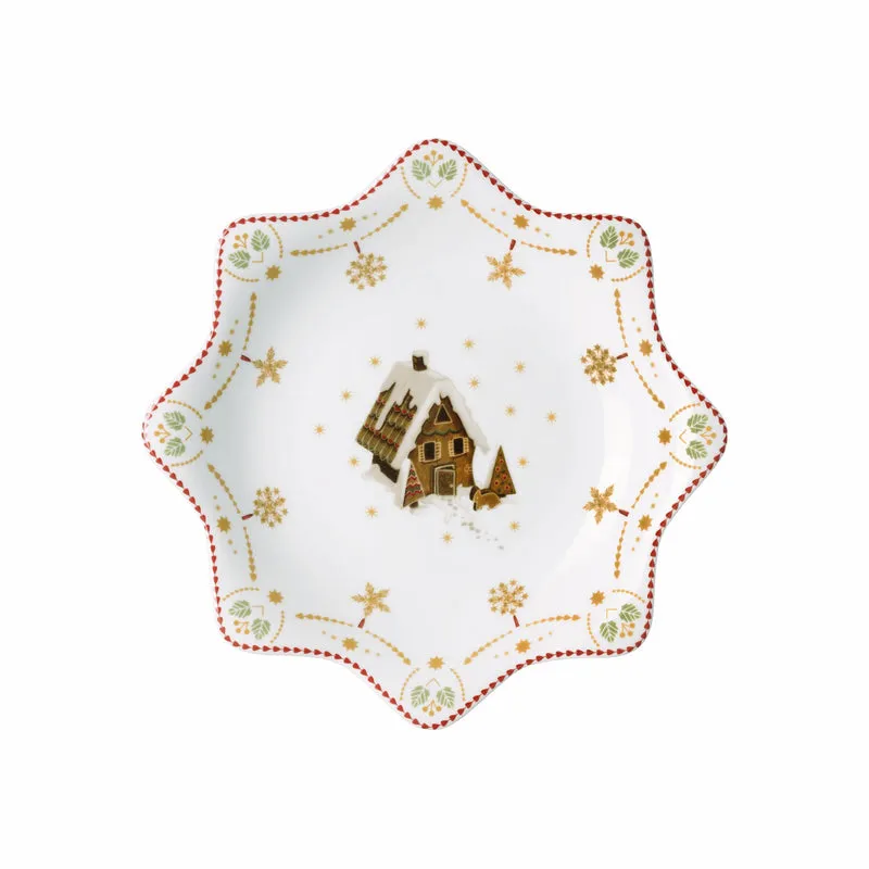 Christmas Love, Sternschale 25 cm, Hutschenreuther 2025