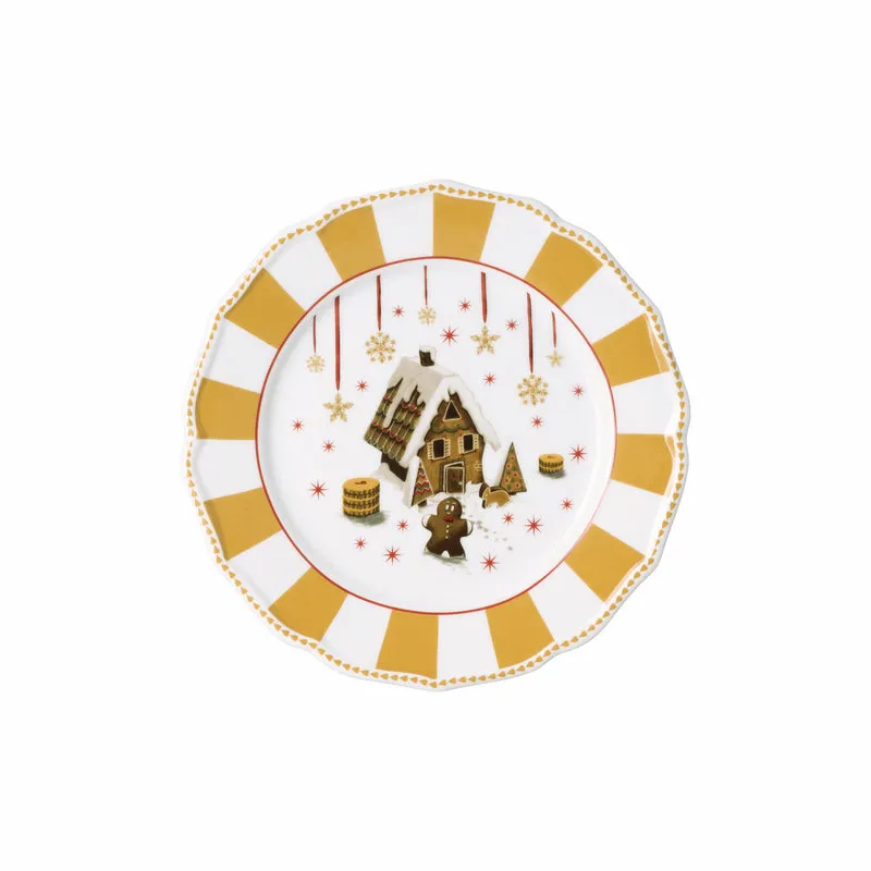 Christmas Love beige, Teller flach 22 cm, Hutschenreuther 2025