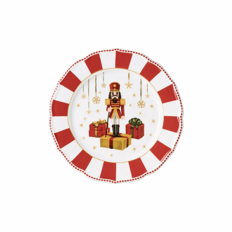Christmas Love red, Teller flach 22 cm, Hutschenreuther 2025