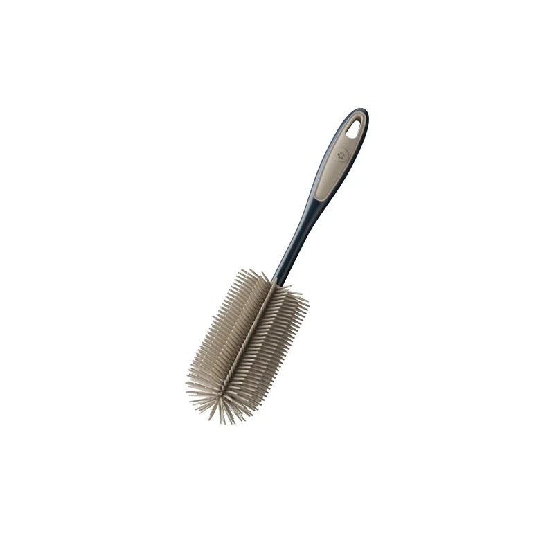 Spülbürste, Kochblume, aus Silikon, Farbe Taupe