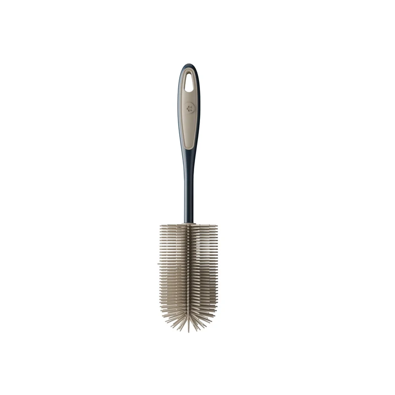 Spülbürste, Kochblume, aus Silikon, Farbe Taupe