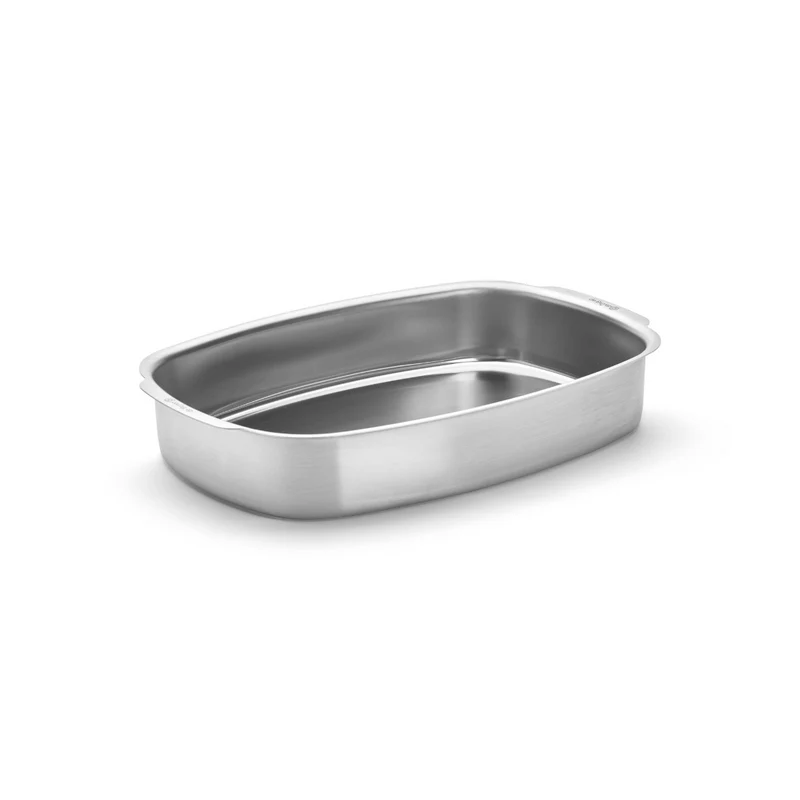 De Buyer, Rechteckige Auflaufform Edelstahl 38x26cm