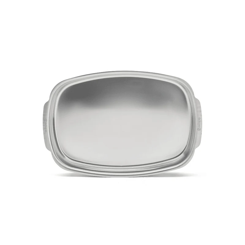 De Buyer, Rechteckige Auflaufform Edelstahl 38x26cm