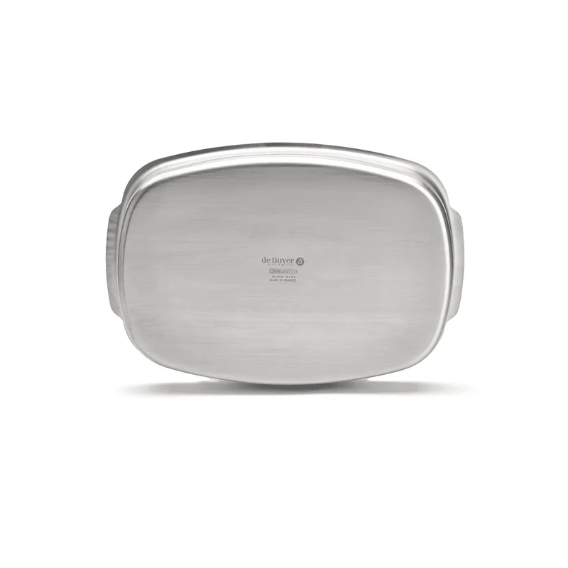 De Buyer, Rechteckige Auflaufform Edelstahl 38x26cm