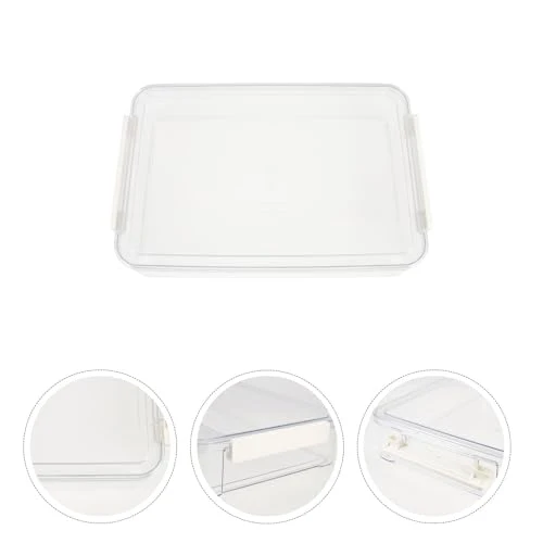Aufbewahrungsbox für Dokumente mit Griff Transparente, PET, Groß