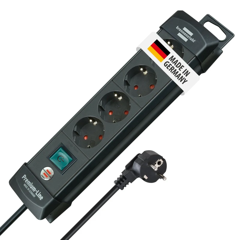 Brennenstuhl Premium-Line Steckdosenleiste 4-Fach, 1,8m