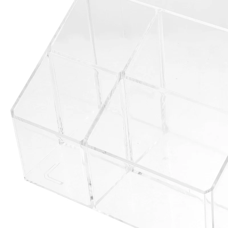 Aufbewahrungsbox mit Fächern Acryl für Schreibtisch Lehrertag Mottoparty
