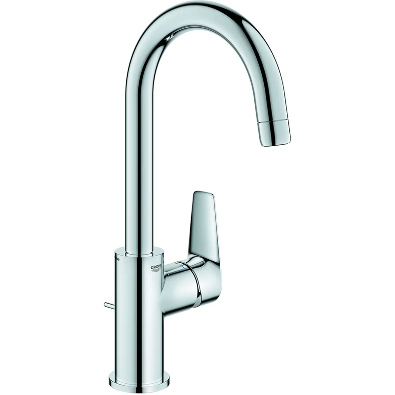 GROHE: Waschtisch- Einhandmischer BauEdge L, Hochdruck, verchromt 17739 14 cm