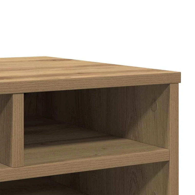 vidaXL Druckerständer Artisan-Eiche 49 x 40 x 22,5 cm Holzwerkstoff