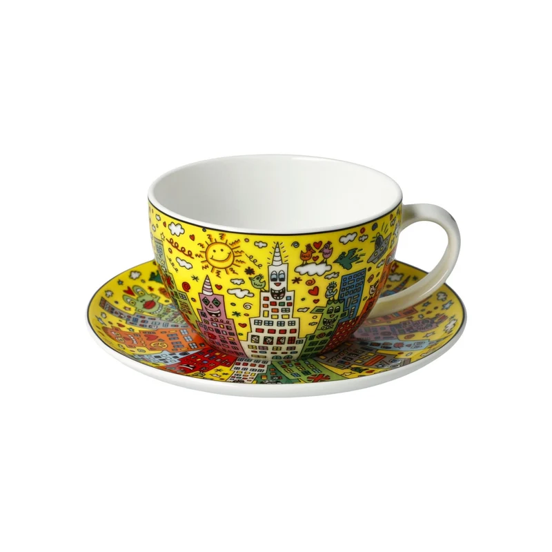 Goebel Pop Art James Rizzi 'My New York City Sunset - Tasse'