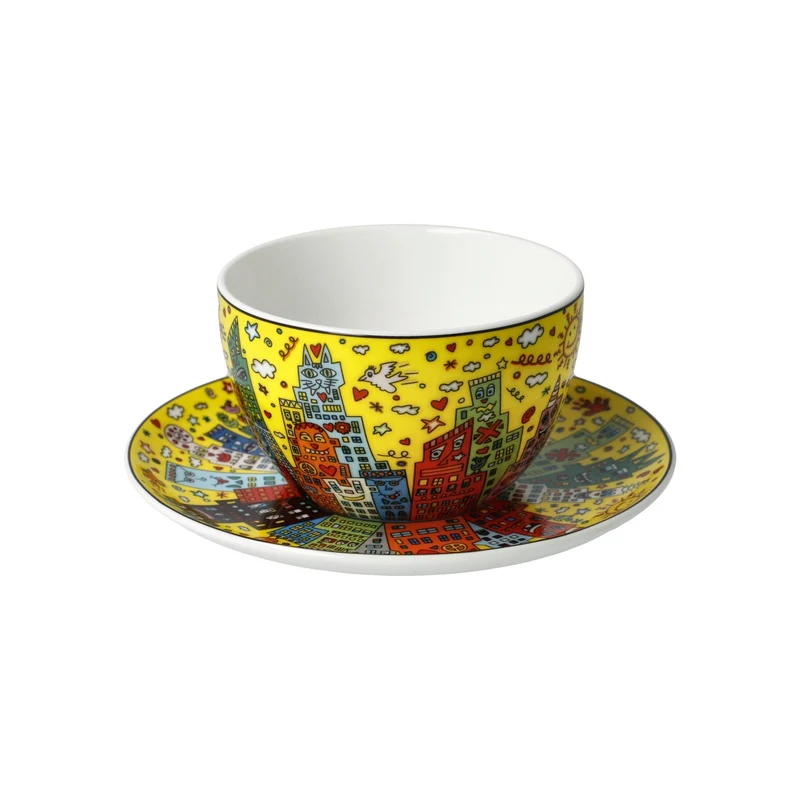 Goebel Pop Art James Rizzi 'My New York City Sunset - Tasse'