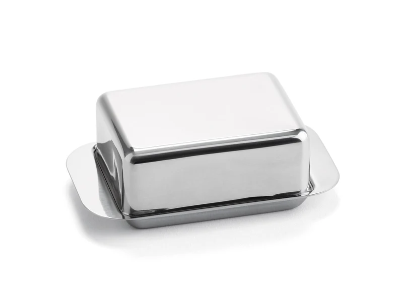 WEIS - Butterdose aus Edelstahl - 1/4 Pfund für 125 g