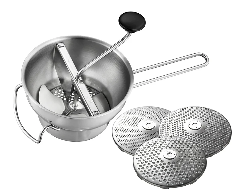GEFU 'Passiergerät FLOTTE LOTTE® inkl. 3 Lochscheiben (1 mm, 3 mm und 5 mm)'