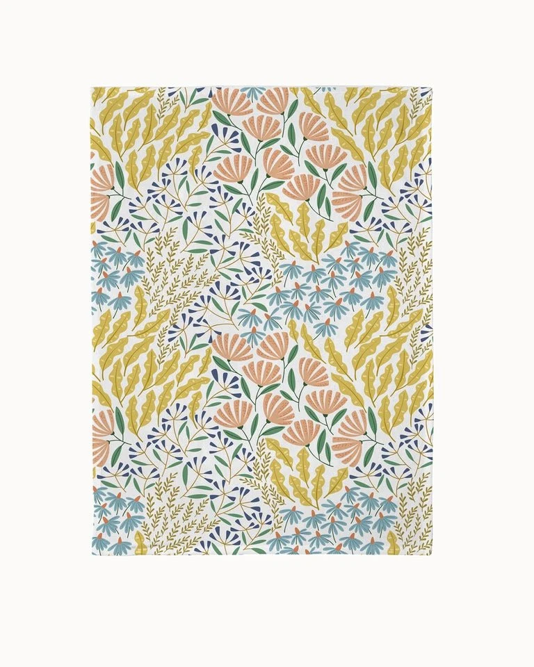 chic.mic 'Baumwolle kitchen towel "Flower Pattern"