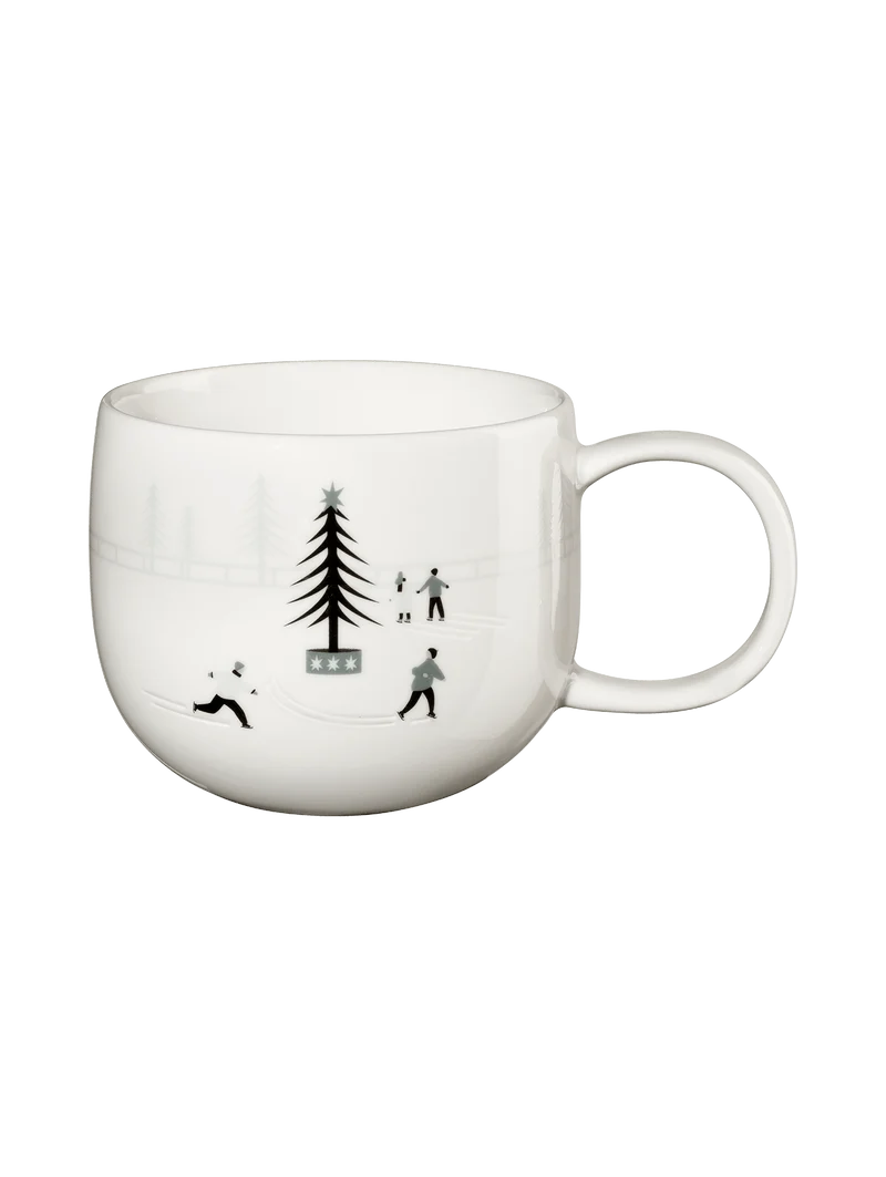 Asa, Henkelbecher ice skating, D10 x H8,5 cm, 0,4 l