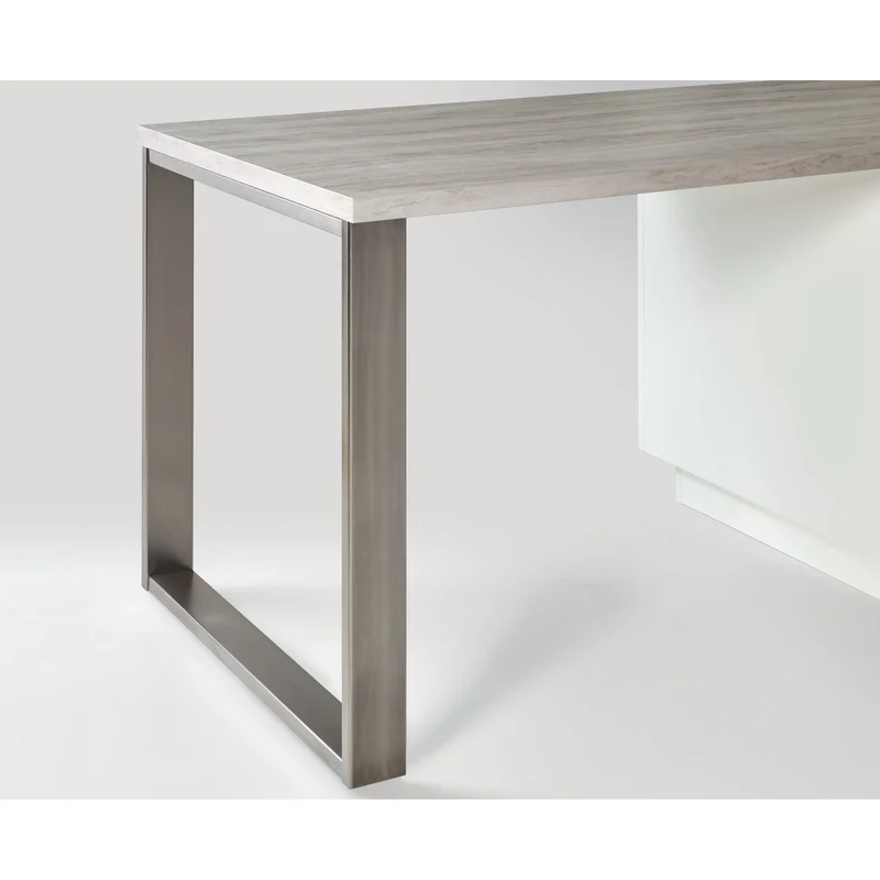 nobilia Tischkufengestell, Stahl, 720 mm hoch ATK81-72 10 cm
