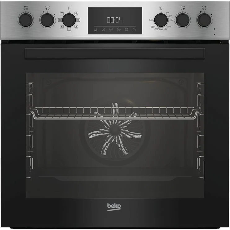 Beko BBUM113N1X Einbau-Backofen mit Hydrolyse, Kombigerät