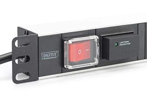DIGITUS 19 Zoll Steckdosenleiste – 7 Schutzkontaktsteckdosen – 1HE