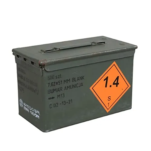 Munitionskiste Metall Aufbewahrungskiste Militärkiste Munitionsbox (4API)