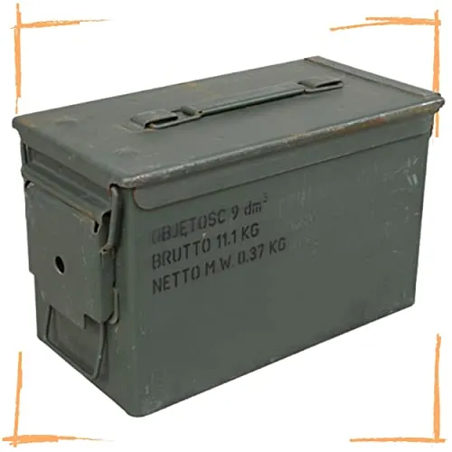 Munitionskiste Metall Aufbewahrungskiste Militärkiste Munitionsbox (4API)