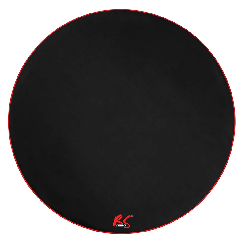 RS172 Gaming Stuhlmatte, Durchmesser: 100 cm, Bodenschutz, Bodenschutzmatte, Bürostuhl Unterlage, rutschfeste Oberfläche