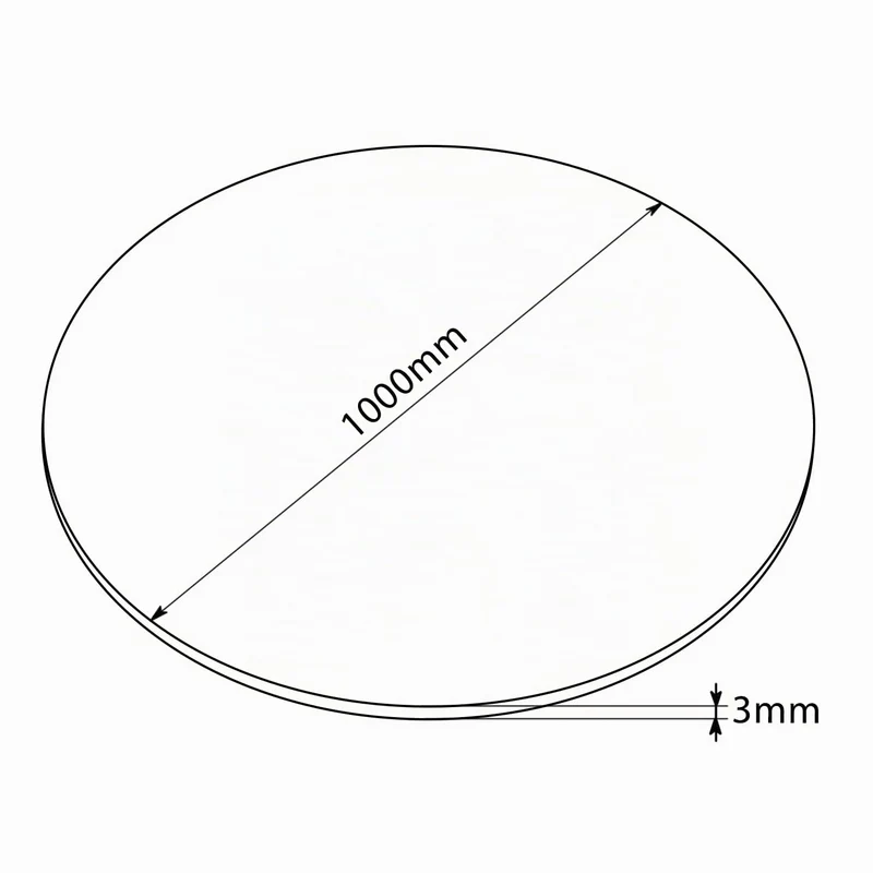 RS172 Gaming Stuhlmatte, Durchmesser: 100 cm, Bodenschutz, Bodenschutzmatte, Bürostuhl Unterlage, rutschfeste Oberfläche