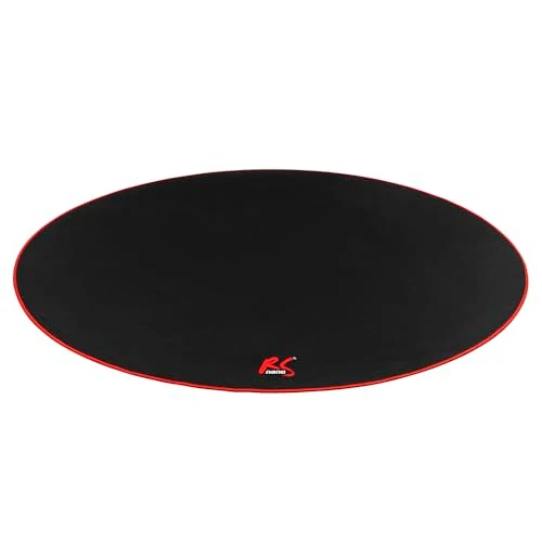 RS172 Gaming Stuhlmatte, Durchmesser: 100 cm, Bodenschutz, Bodenschutzmatte, Bürostuhl Unterlage, rutschfeste Oberfläche