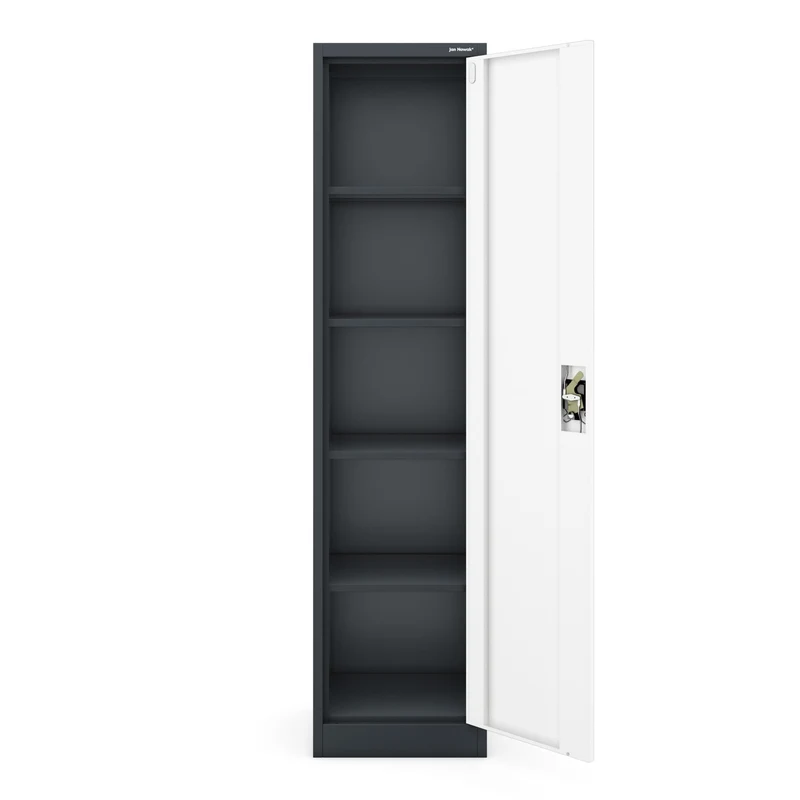 Jan Nowak Aktenschrank Büroschrank Metall abschließbar 185x40x45 cm